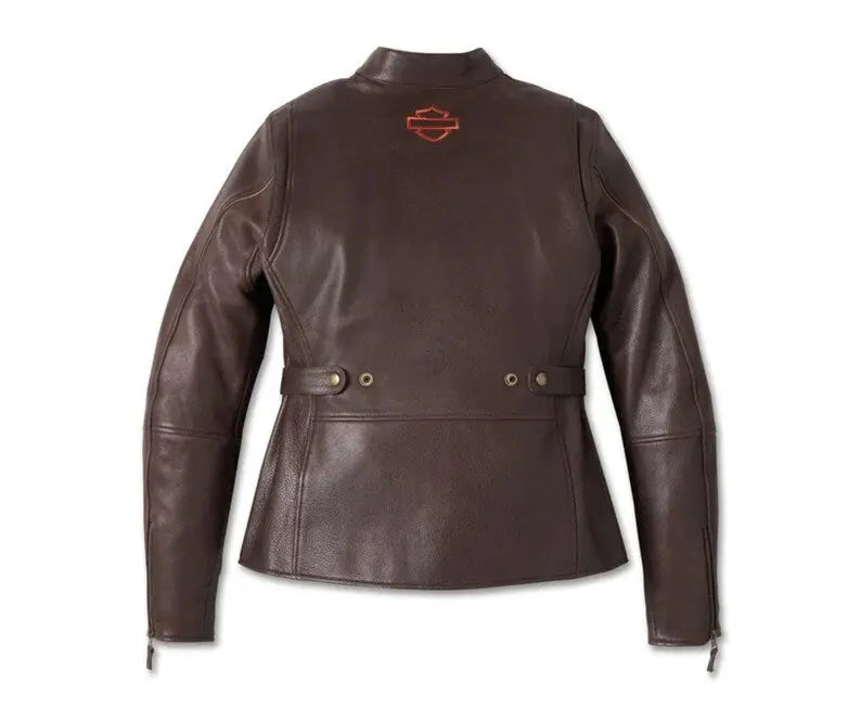 Harley-Davidson Women's Victory Lane Black Leather Riding Jacket