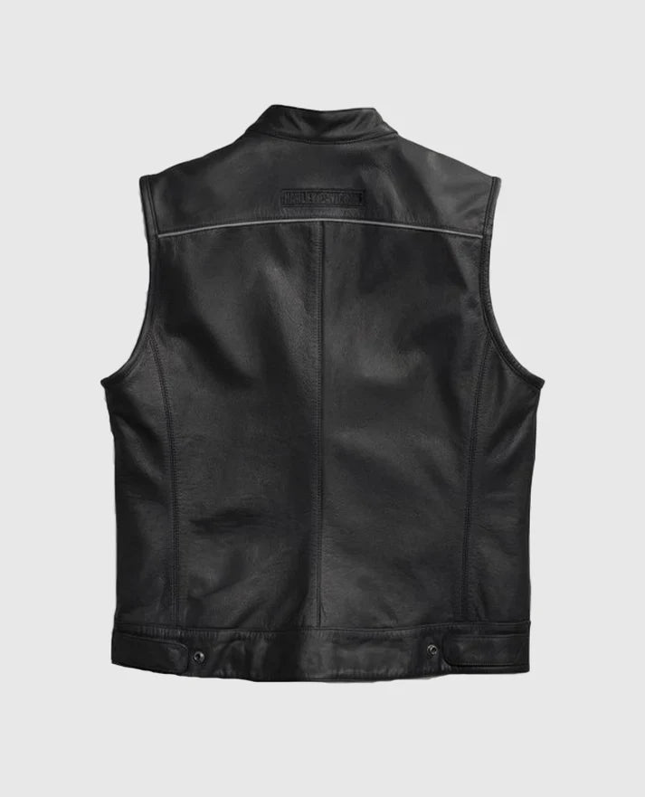 Men's Harley Davidson Foster Leather Vest