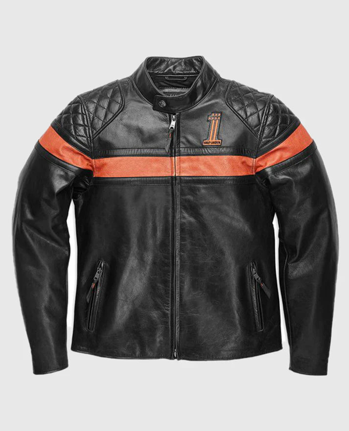 Men's Victory Sweep Harley Davidson Leather Jacket