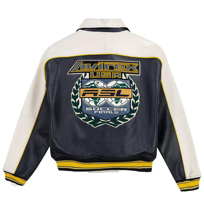 AVIREX SOCCER LEATHER JACKET
