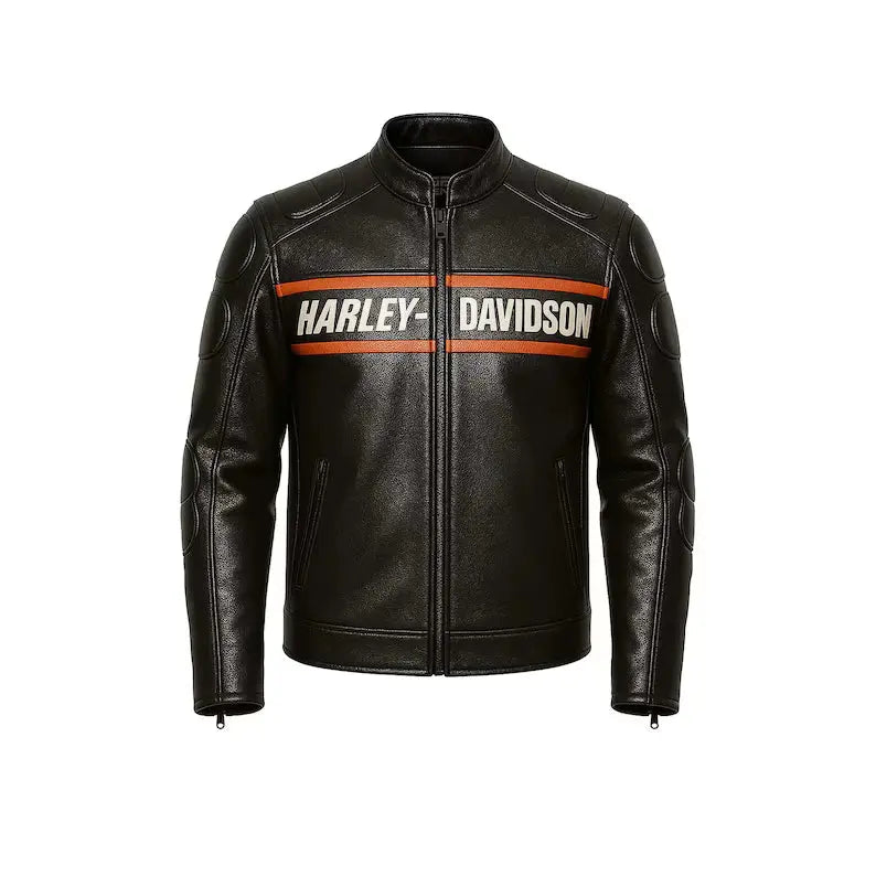 Bill Goldberg wwe Harley Davidson Classic Motorcycle Leather Jacket