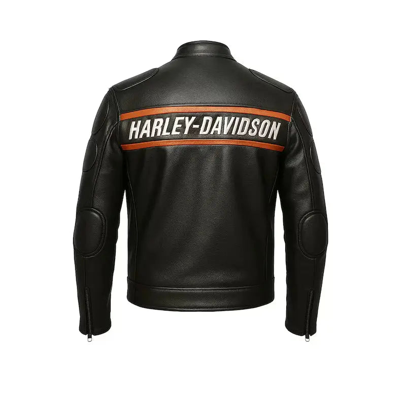 Bill Goldberg wwe Harley Davidson Classic Motorcycle Leather Jacket