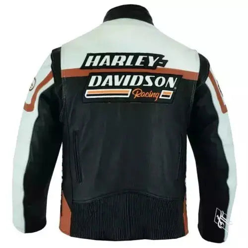 Harley Davidson Men's Raceway Screamin Eagle Leather Jacket
