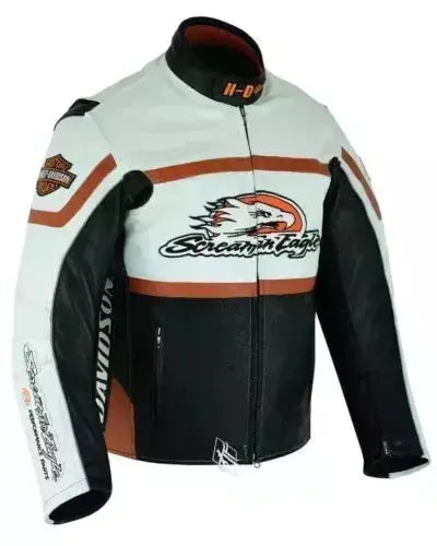 Harley Davidson Men's Raceway Screamin Eagle Leather Jacket