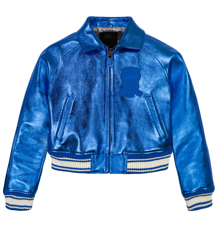 LIMITED EDITION CROPPED METALLIC ICON JACKET