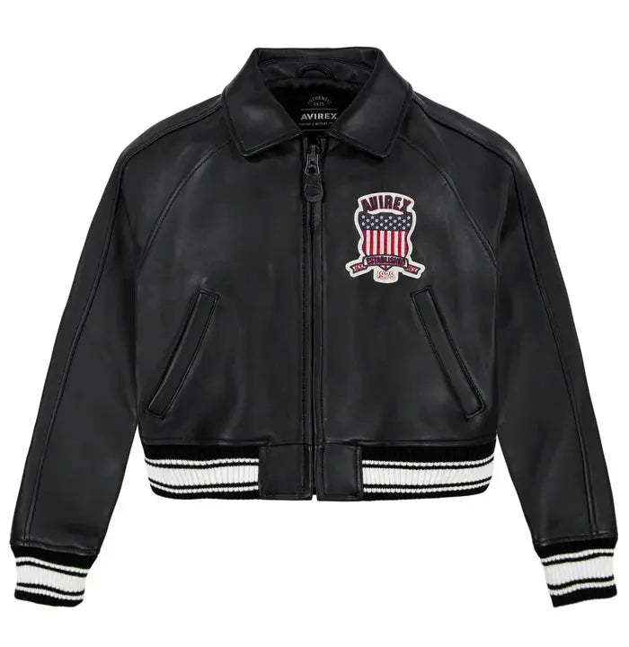 Women Avirex CROPPED ICON JACKET