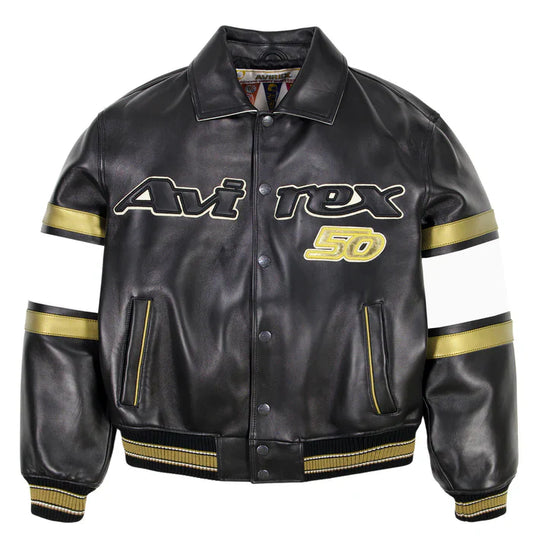 AVIREX 50TH ANNIVERSARY LEATHER JACKET