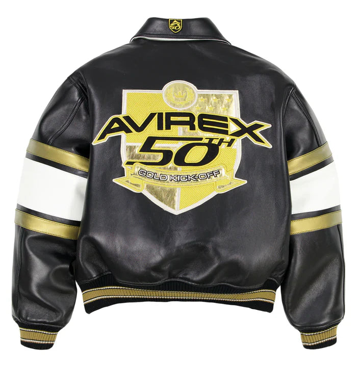 AVIREX 50TH ANNIVERSARY LEATHER JACKET