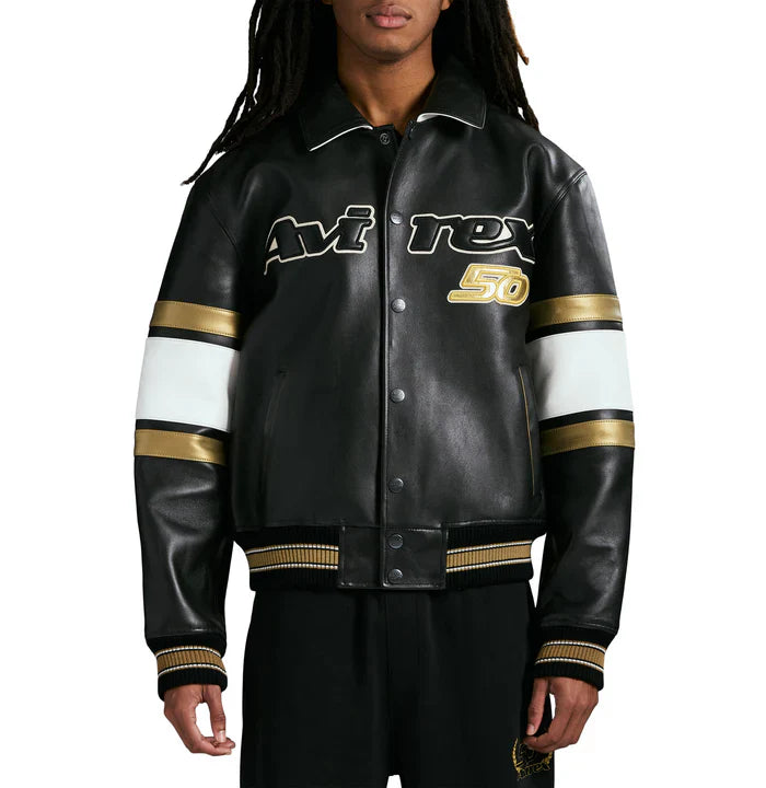 AVIREX 50TH ANNIVERSARY LEATHER JACKET