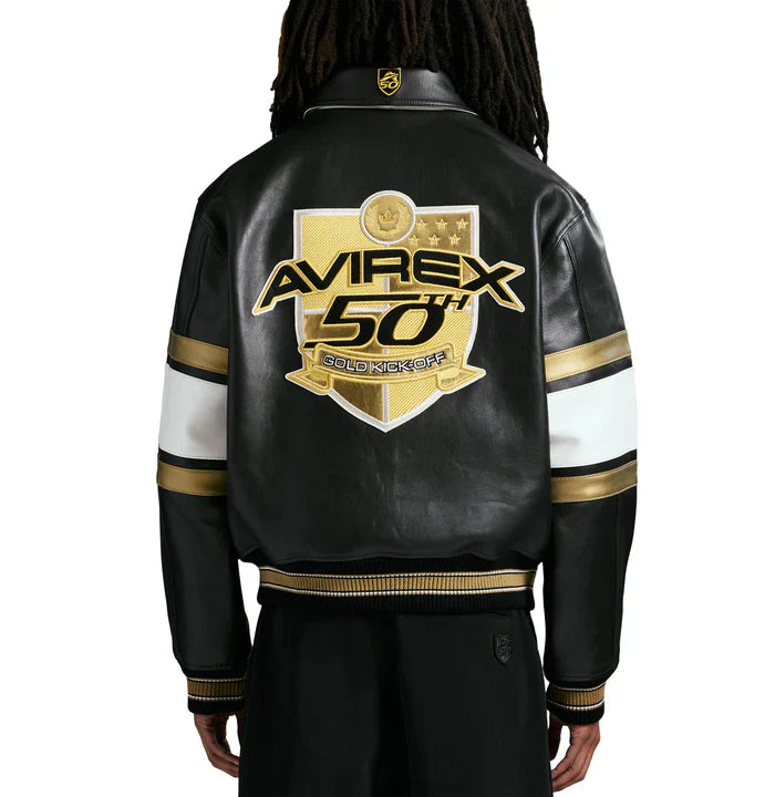 AVIREX 50TH ANNIVERSARY LEATHER JACKET