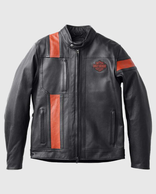 Men's Hwy-100 Waterproof Leather Jacket