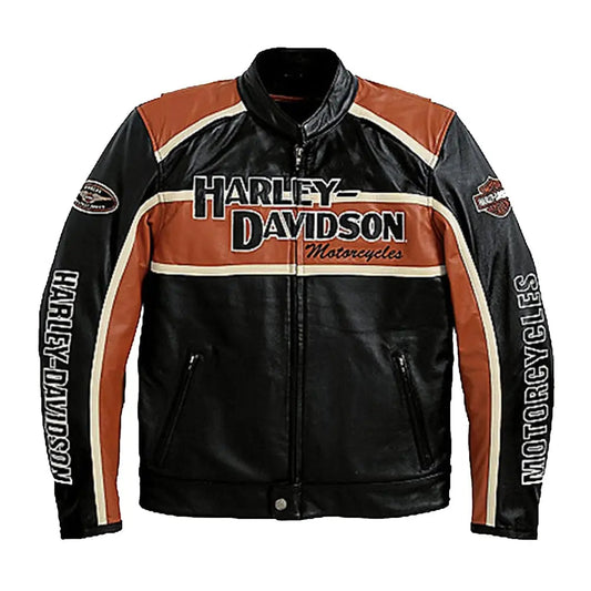 Harley Davidson Classic Cruiser Leather Jacket