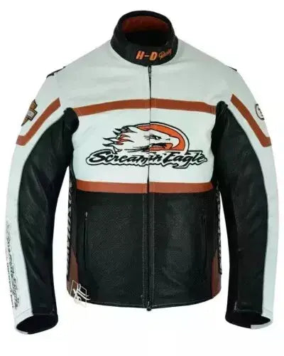 Harley Davidson Men's Raceway Screamin Eagle Leather Jacket