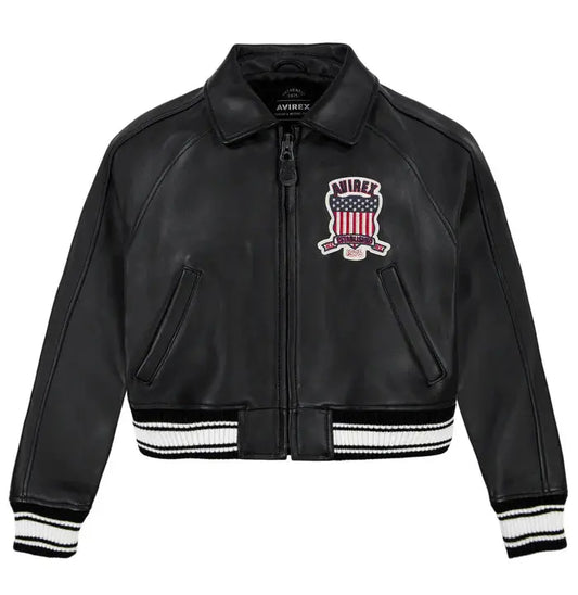 Women Avirex CROPPED ICON JACKET
